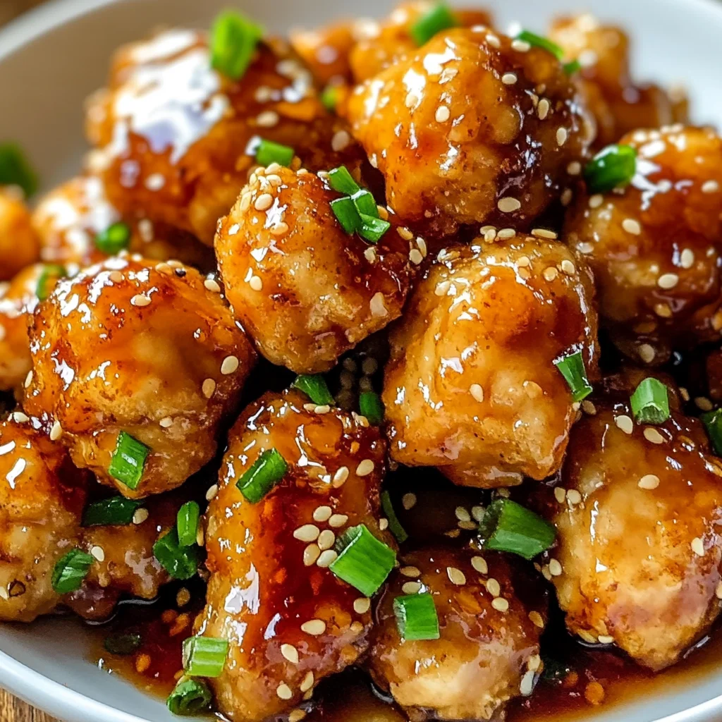 Honey Garlic Chicken Bites