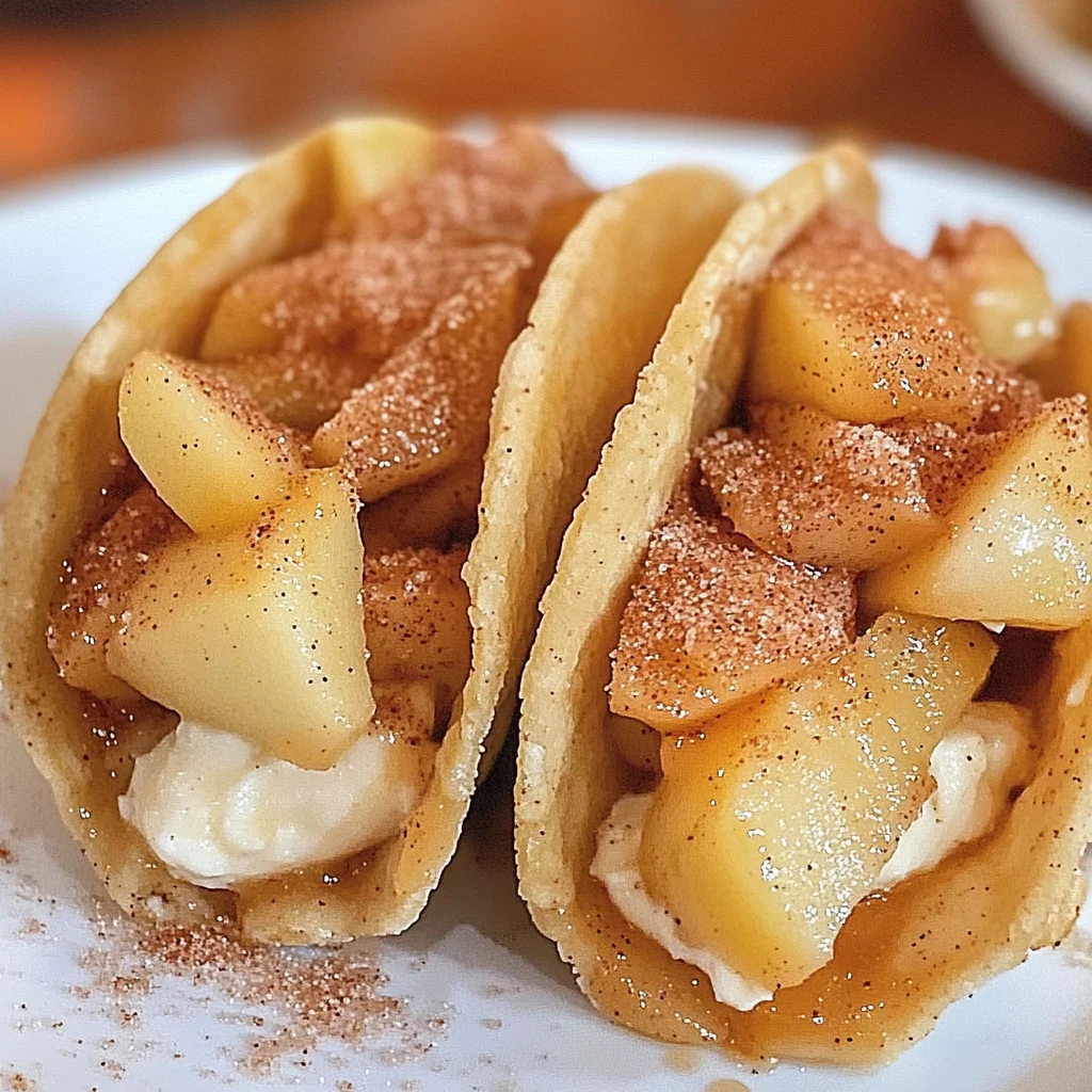 Apple Pie Tacos