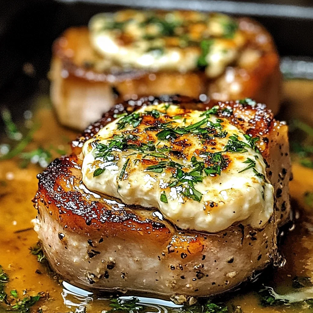 Boursin Pork Chops