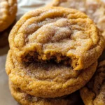 Chewy Pumpkin Snickerdoodle Cookies