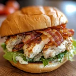 Chopped Chicken Bacon Ranch Sandwich Recipe
