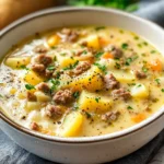 Cozy Crockpot Potato Soup with Sausage – Hearty and Delicious for Fall