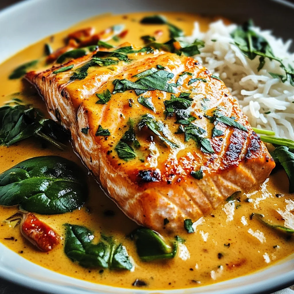 Creamy Coconut Salmon Curry