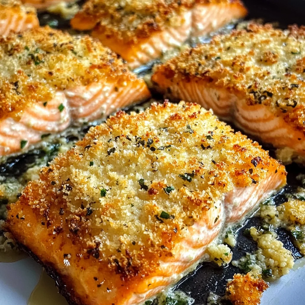 Crispy Baked Parmesan Crusted Salmon