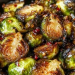 Crispy Honey Balsamic Brussels Sprouts