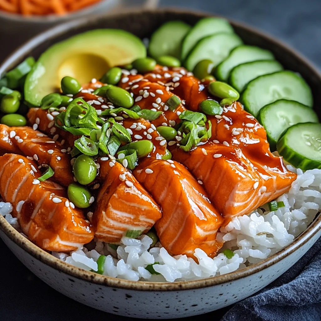 Crispy Salmon and Rice Bowl