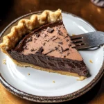 Dark Chocolate Chess Pie