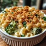 Fall Crockpot Mac and Cheese with Broccoli
