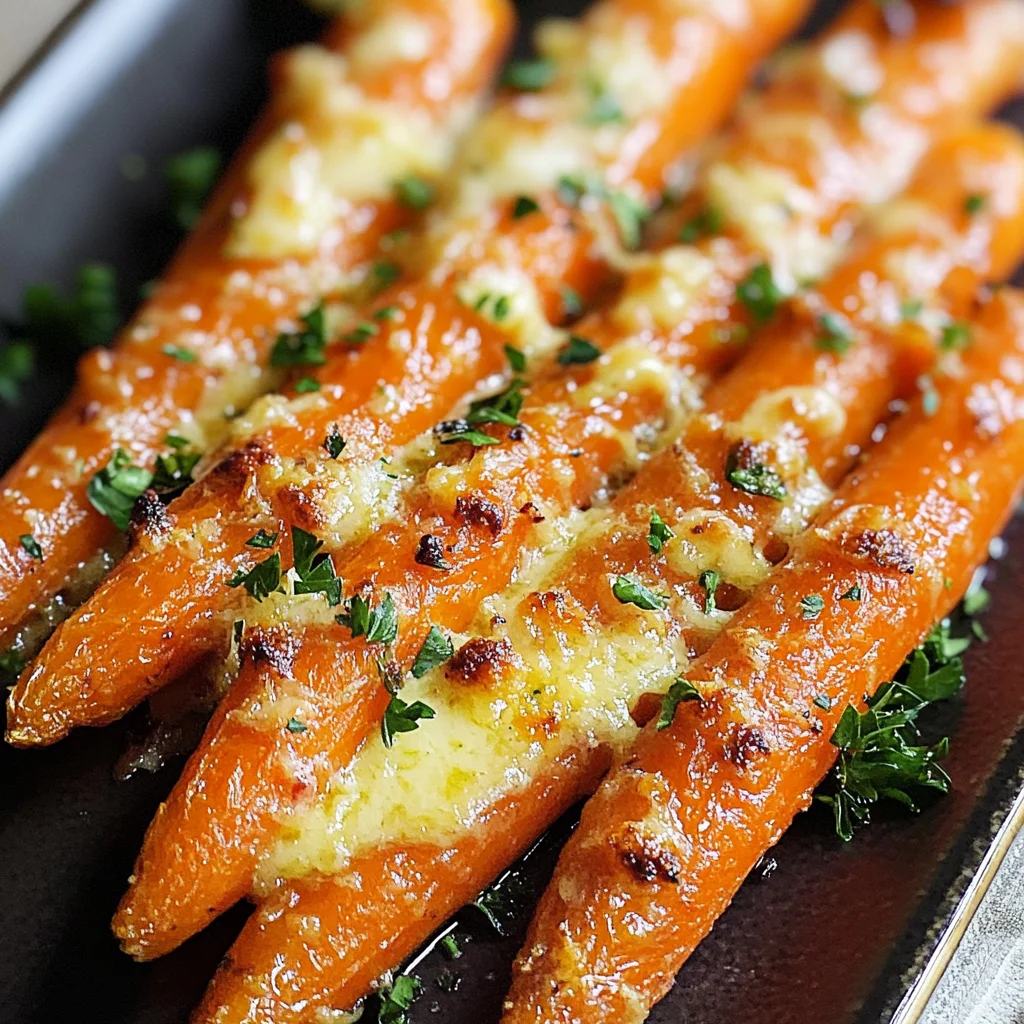 Garlic Parmesan Roasted Carrot