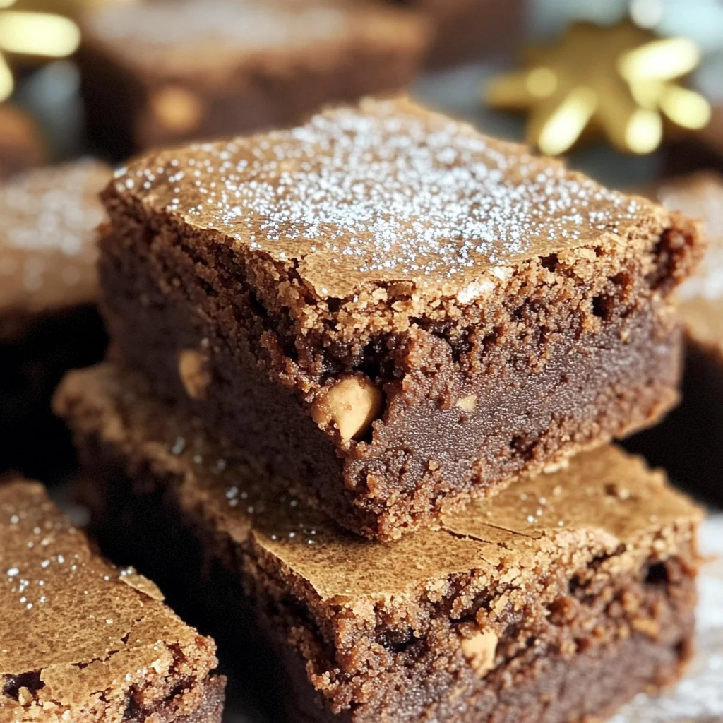 Gingerbread Brownies