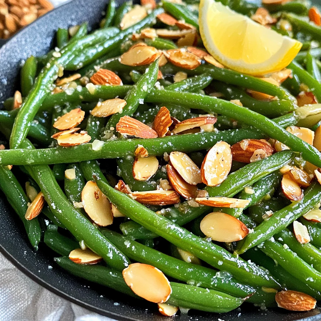 Green Beans Almondine