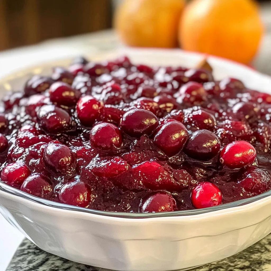 Homemade Cranberry Sauce