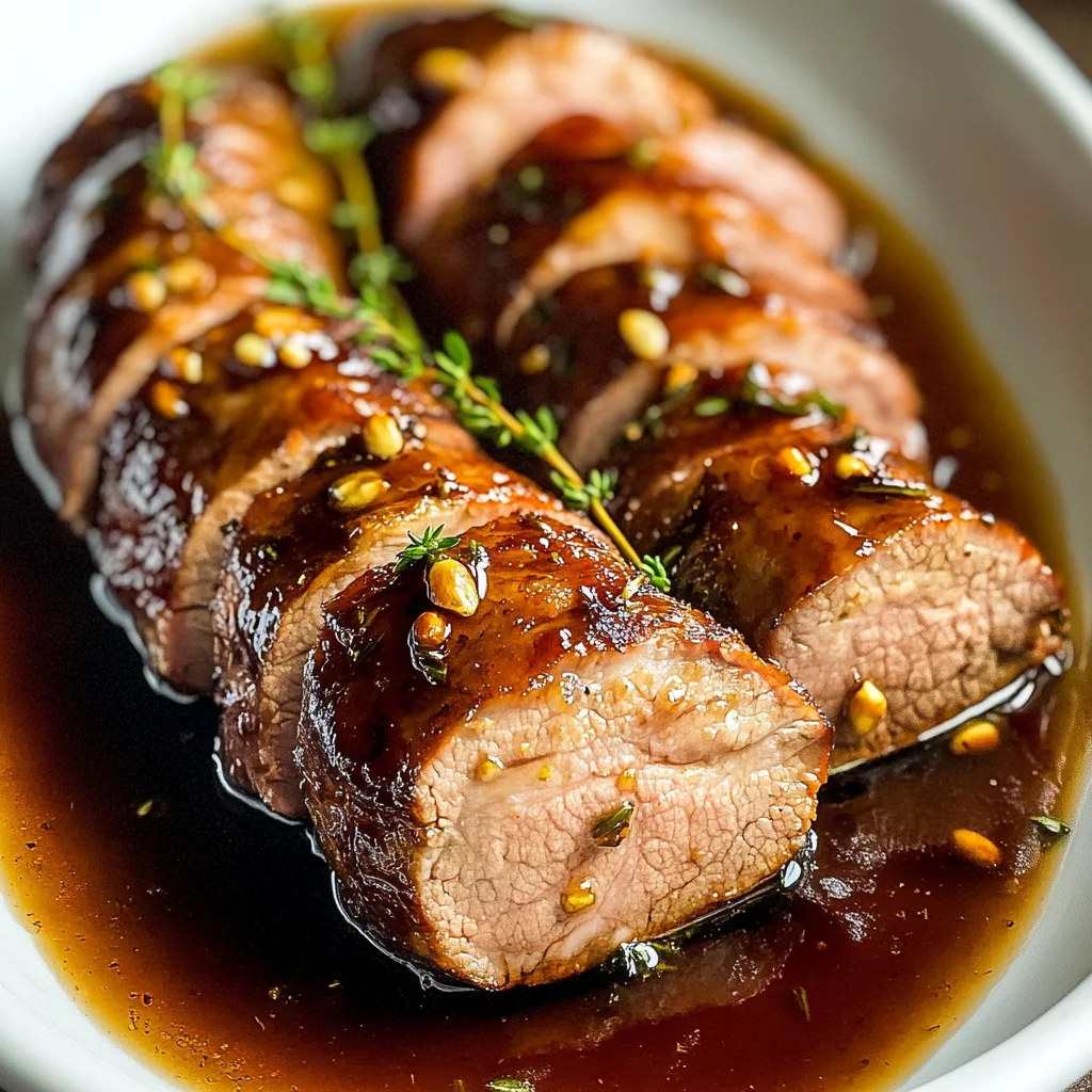 Honey Garlic Pork Tenderloin Recipe