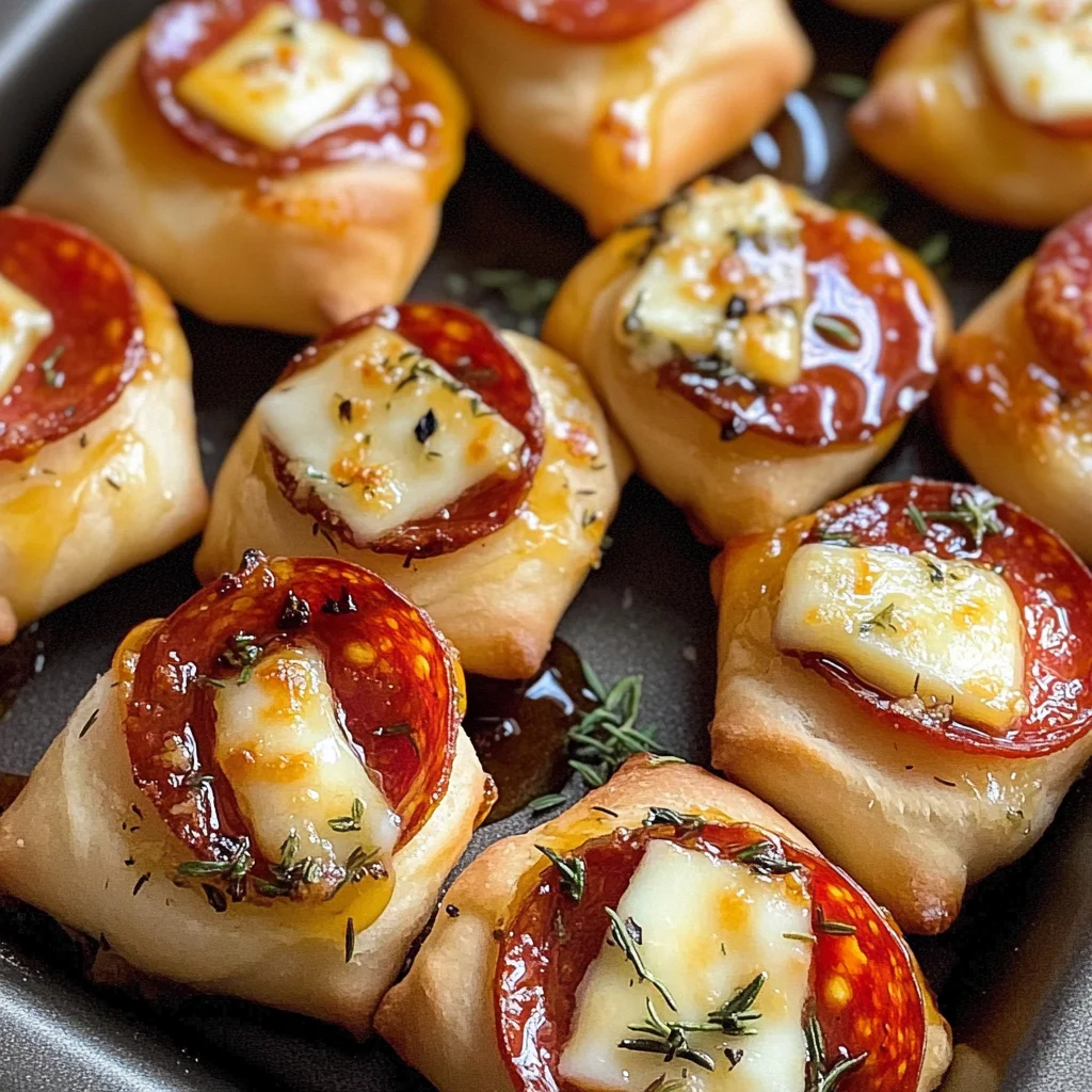 Hot Honey Pepperoni Cheese Bites (Easy Appetizer)
