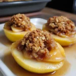 Mini Apple Crisp Baked Apple Halves