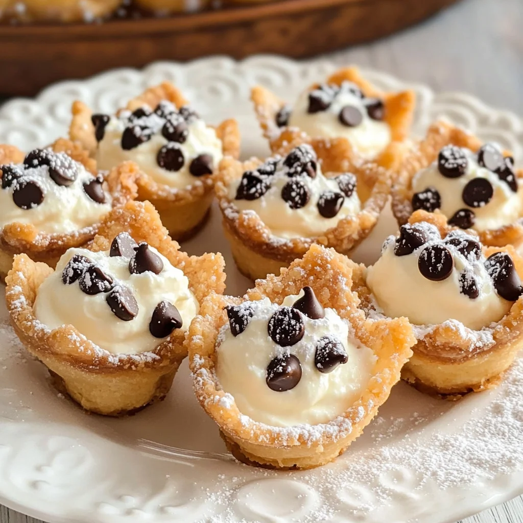 Mini Cannoli Cups
