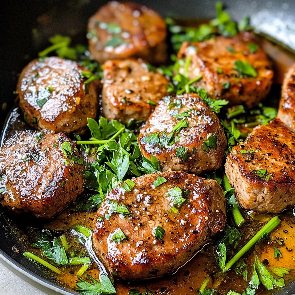 Pan Seared Pork Medallions