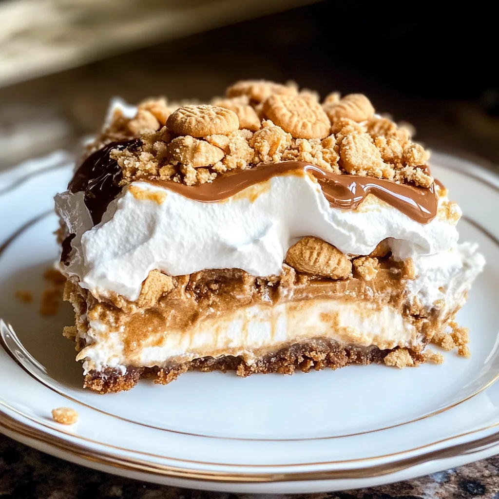 Peanut Butter Crunch Lasagna