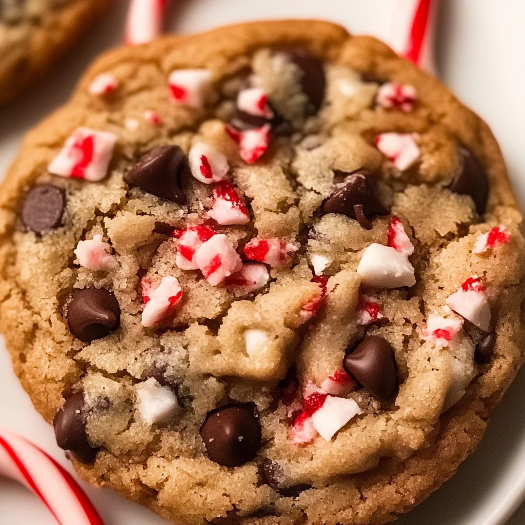 Peppermint Chocolate Chip Cookies
