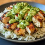 Peruvian Chicken with Aji Verde & Cilantro Rice