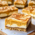 Pumpkin Cheesecake Bars