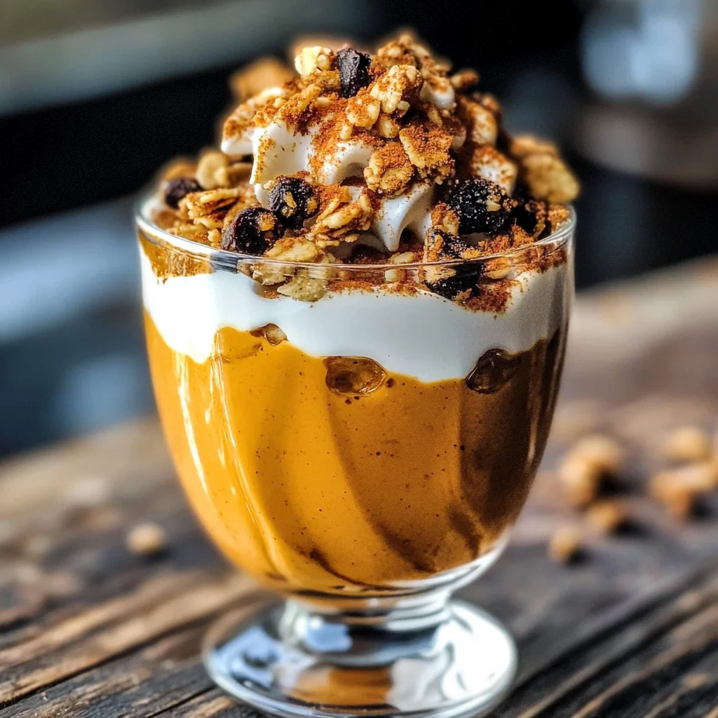 Pumpkin Greek Yogurt Parfait