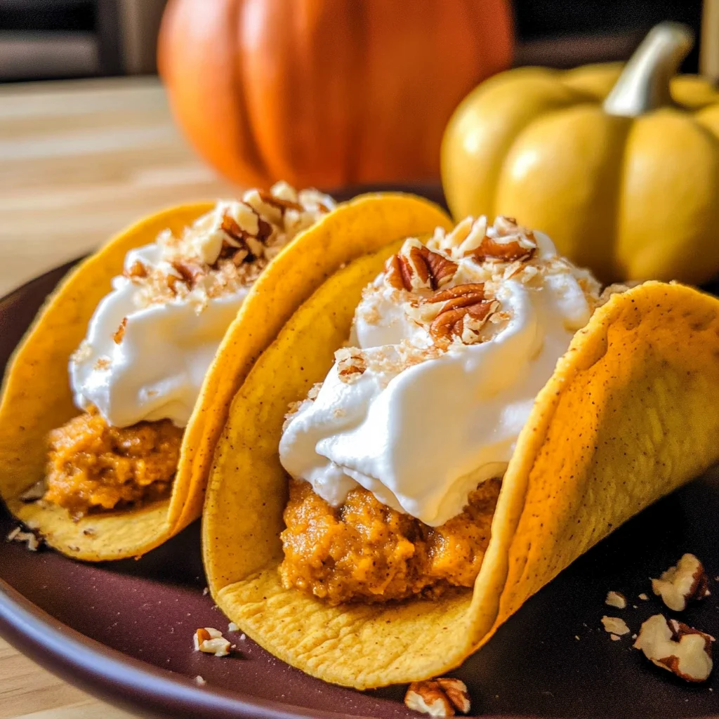 Pumpkin Pie Tacos