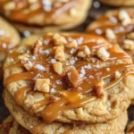 Salted Caramel Toffee Cookies!