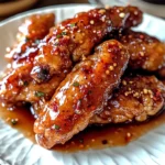 Sticky Chicken Tenders – Sweet, Savory, and Perfectly Glazed