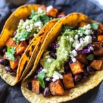 Sweet Potato & Black Bean Tacos {Easy, Gluten-free, Vegan Recipe}