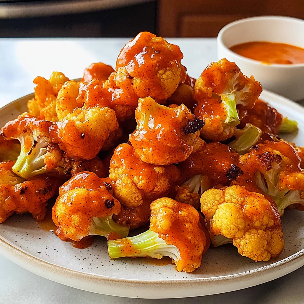 Air Fryer Buffalo Cauliflower