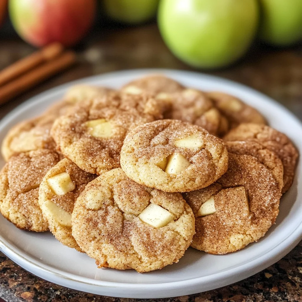 Apple Snickerdoodle Cookies