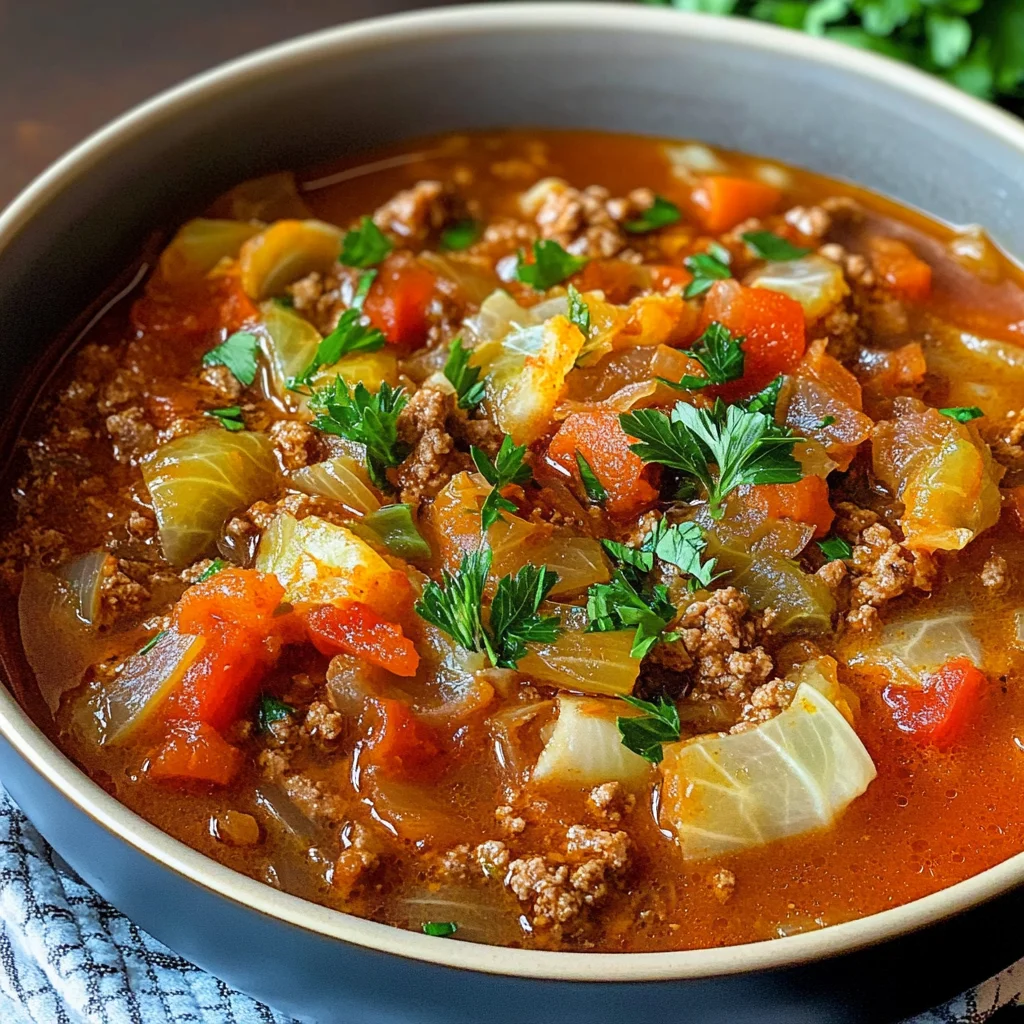 Cabbage Roll Soup