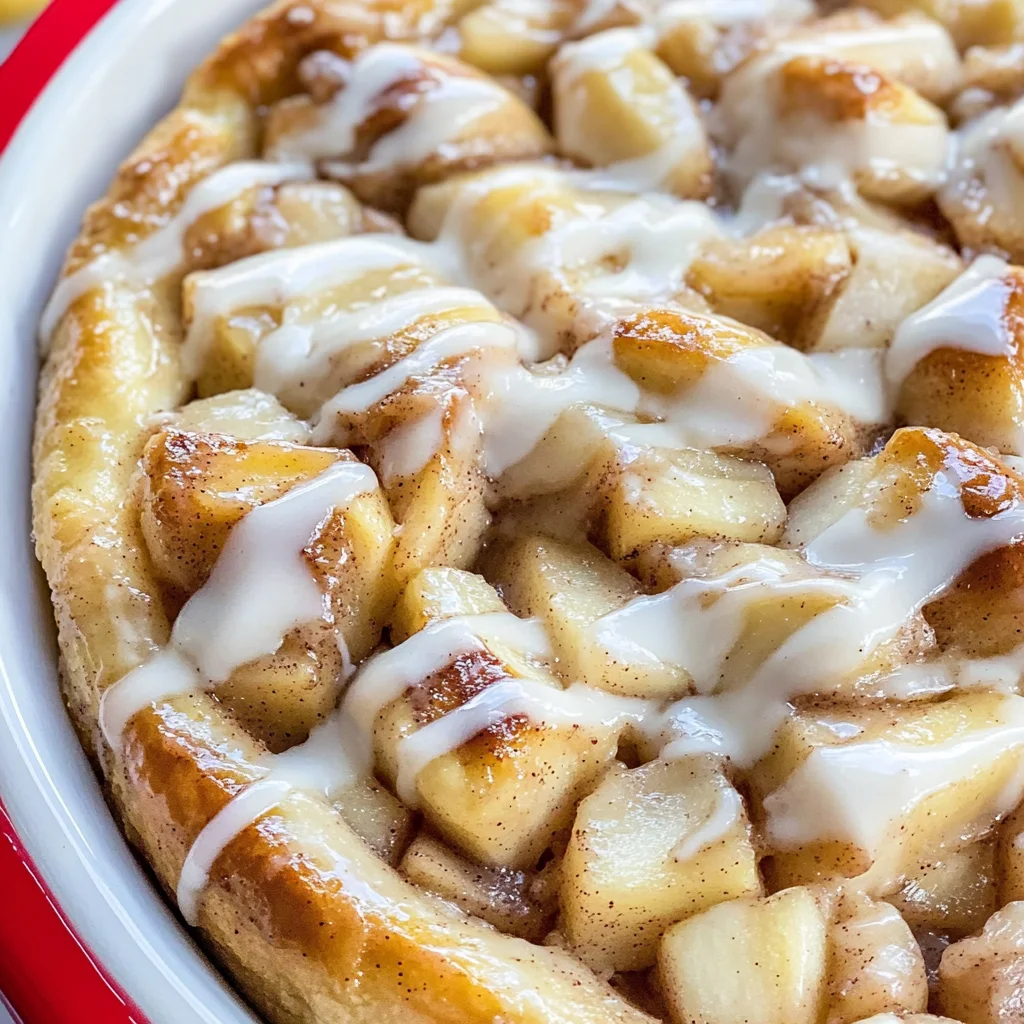 Cinnamon Roll Apple Cobbler