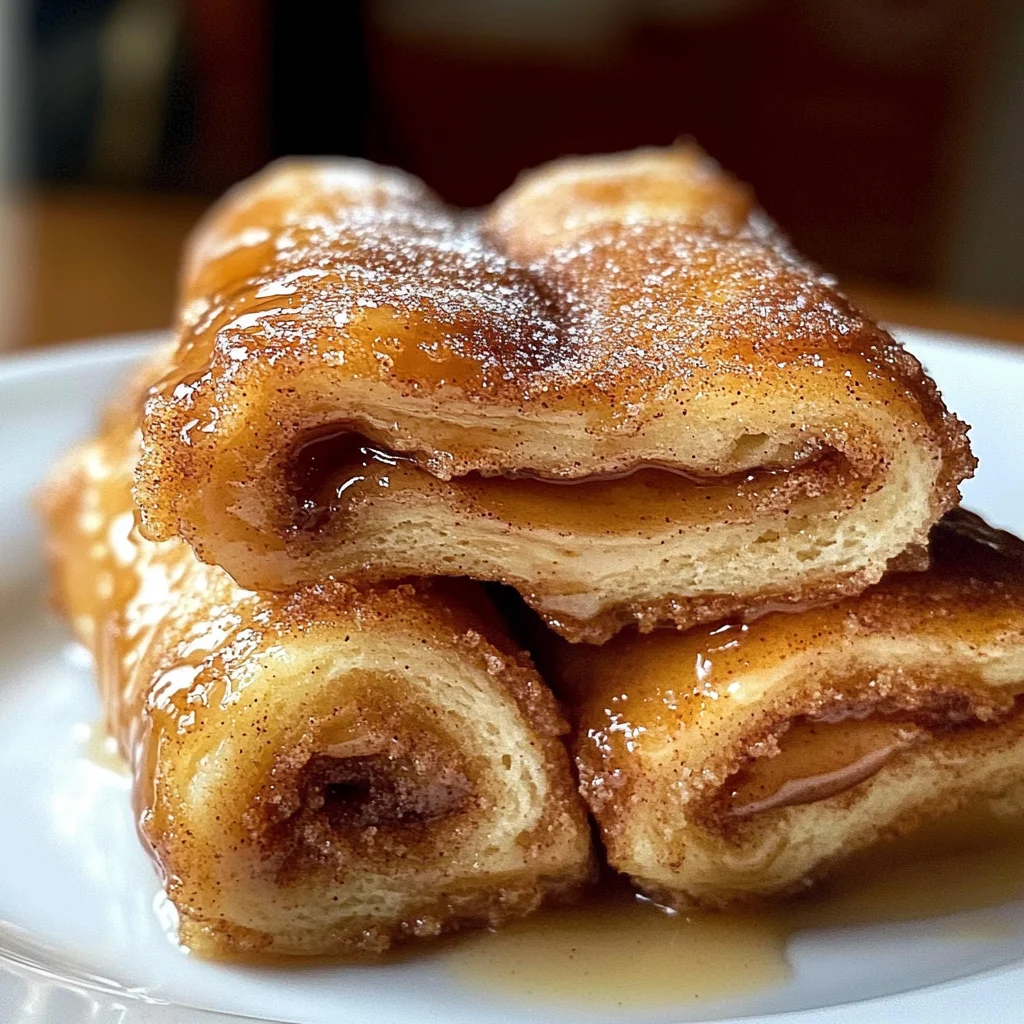 Cinnamon Roll French Toast Roll-Ups