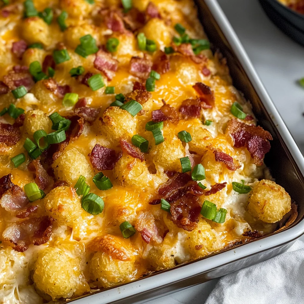 Cracked Out Tater Tot Casserole