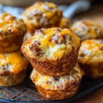 Crazy-Good Cheesy Sausage Muffins (No Bisquick)