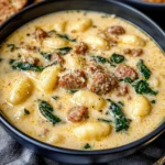 Creamy Italian Sausage Gnocchi Soup