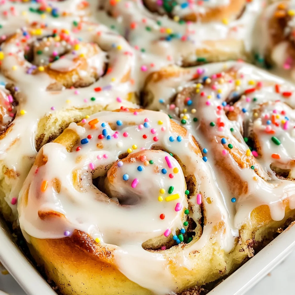 Funfetti Cinnamon Rolls