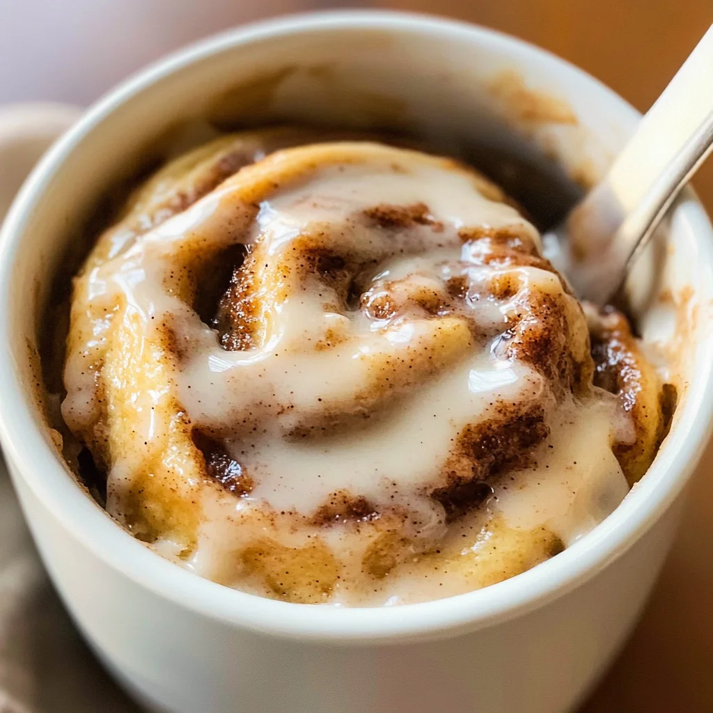 Gluten Free Cinnamon Roll in a Mug