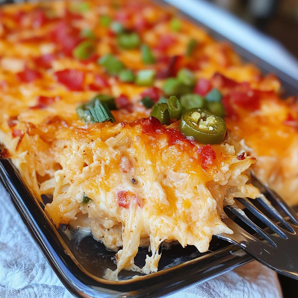 Pimento Cheese Hash Brown Casserole