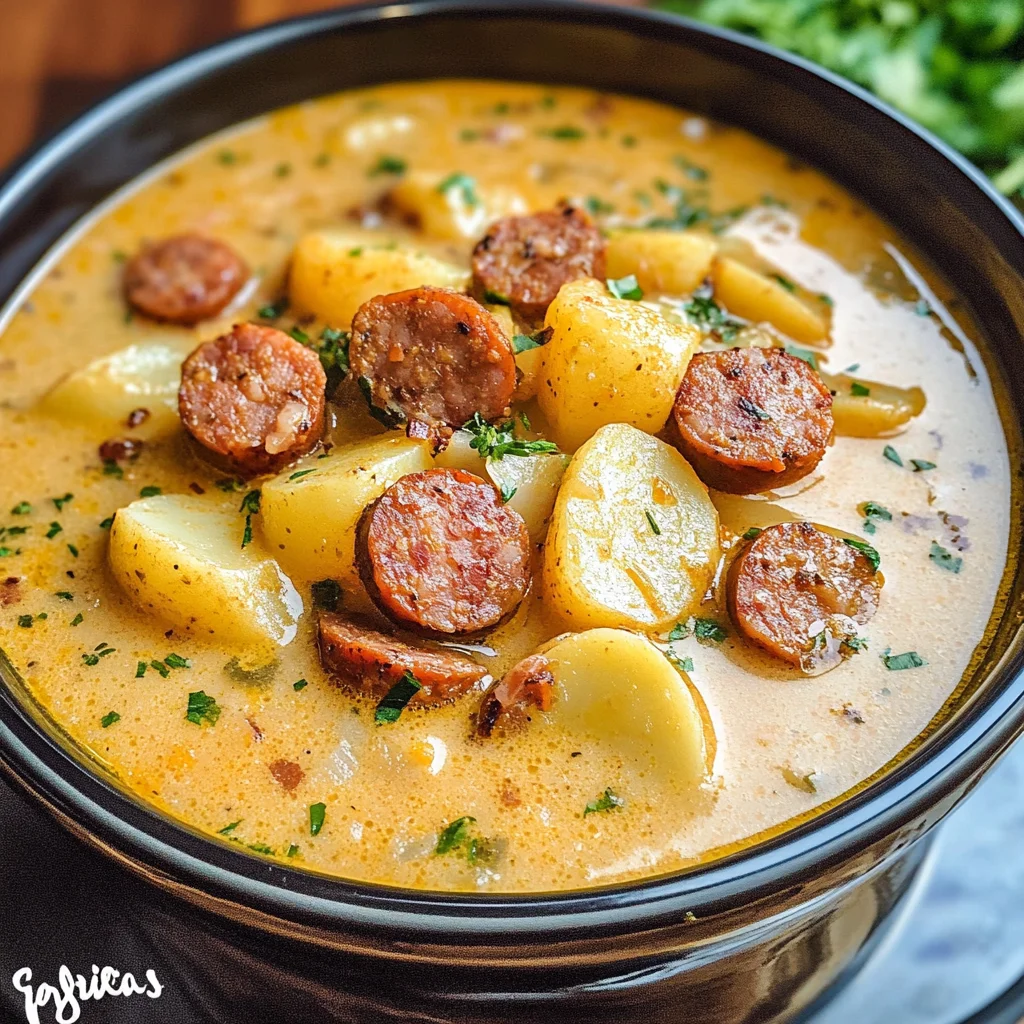 Slow Cooker Cajun Potato Soup
