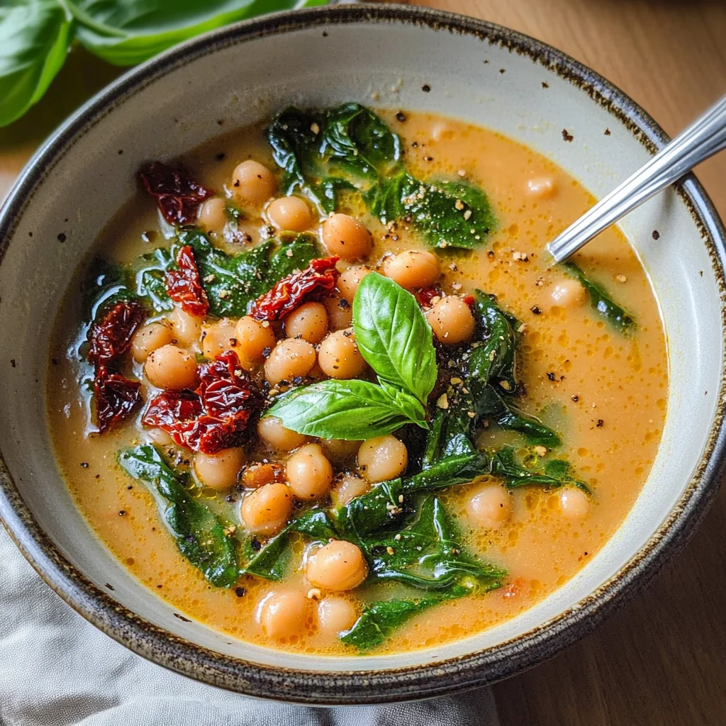 Tuscan Garbanzo Bean Soup