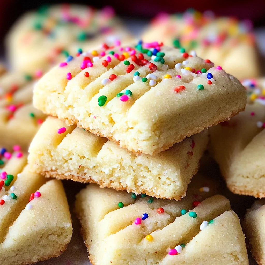 Whipped Shortbread Cookies